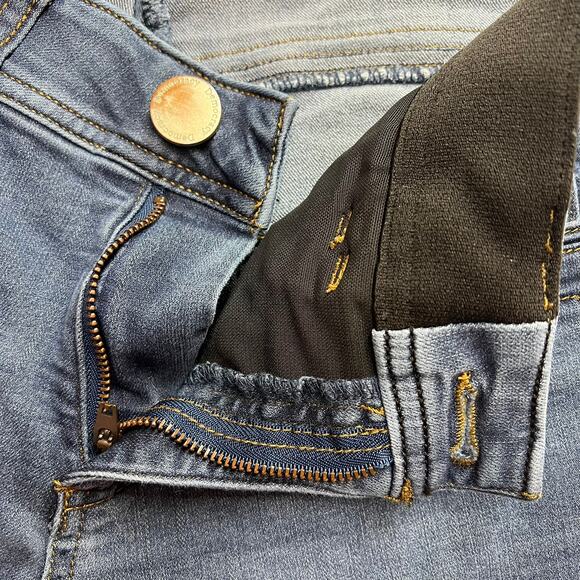 Democracy Ab Technology Jeans Women's Size 4 Dark Wash Blue Denim High Rise - Picture 3 of 8